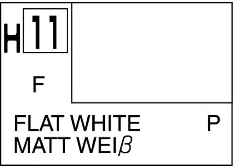 WHITE MATT ml 10 Pz.6 - Gunze - GU0011
