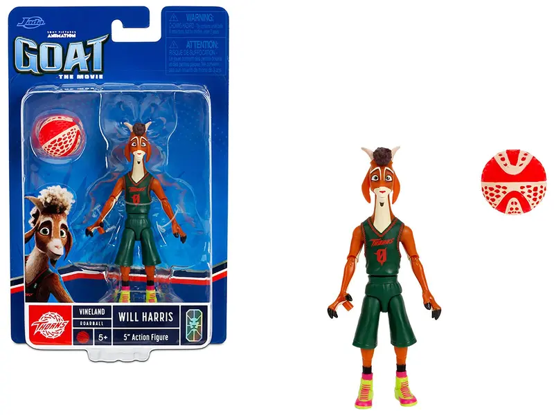 Will Harris 5" Moveable Figure with Basketball (Uniform Version) "Goat" (2026) Movie Model by Jada