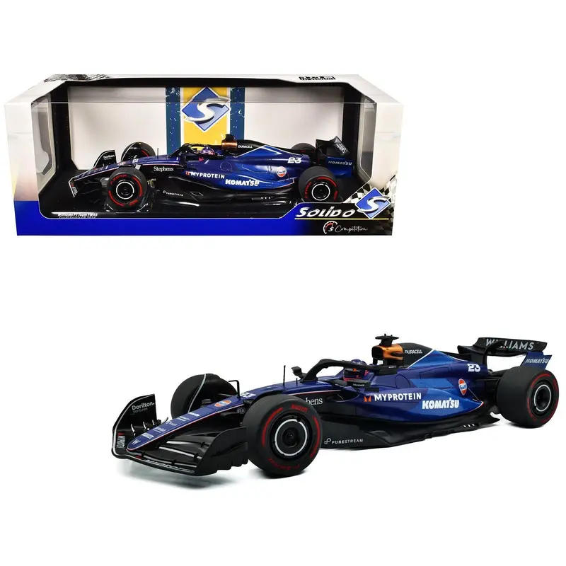 Williams FW46 #23 Alex Albon "Williams Racing" Formula One F1 Saudi Arabian GP (2024) "Competition" Series 1/18 Diecast Model Car by Solido