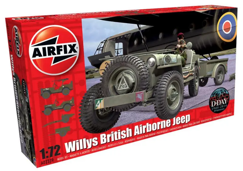 WILLY'S JEEP TRAILER & 6PDR GUN KIT 1