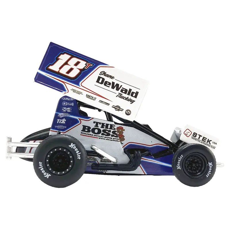 Winged Sprint Car #18T Tanner Holmes "Shane Dewald Trucking - The Boss" Tanner Holmes Racing "World of Outlaws" (2024) 1/50 Diecast Model Car by ACME