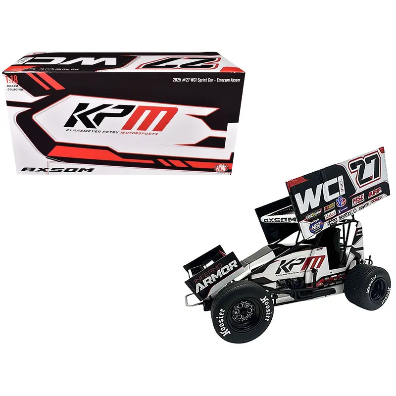 Winged Sprint Car #27 Emerson Axsom "WCI" Klaasmeyer Petry Motorsports (2025) 1/18 Diecast Model Car by ACME