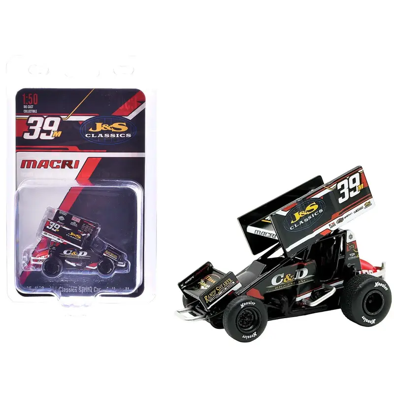 Winged Sprint Car #39m Anthony Macri "J&S Classics - C&D Rigging" (2025) 1/50 Diecast Model Car by ACME