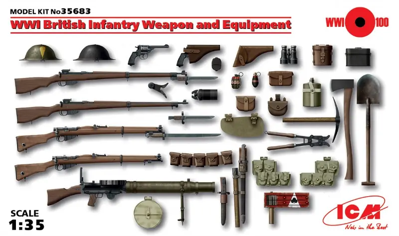 WWI BRITISH INFANTRY WEAPON AND EQUIPMENT KIT 1