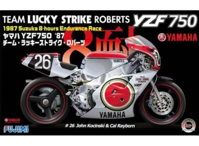 YAMAHA YZF 750 N.26 LUCKY STRIKE 8H SUZUKA 1987 K.ROBERTS 1