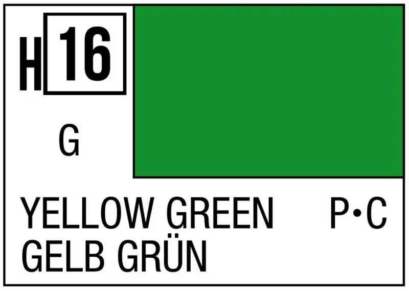 YELLOW-GREEN GLOSS ml 10 Pz.6 - Gunze - GU0016