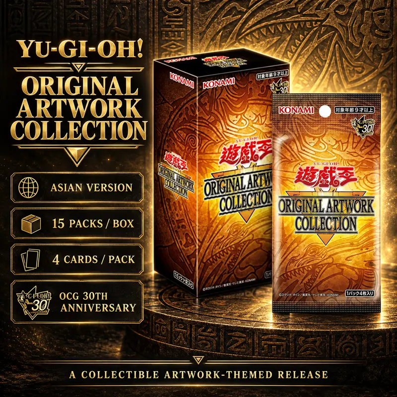 Yugioh Original Artwork Collection Booster Box JP Asian OCG Sealed BOX IN Stok